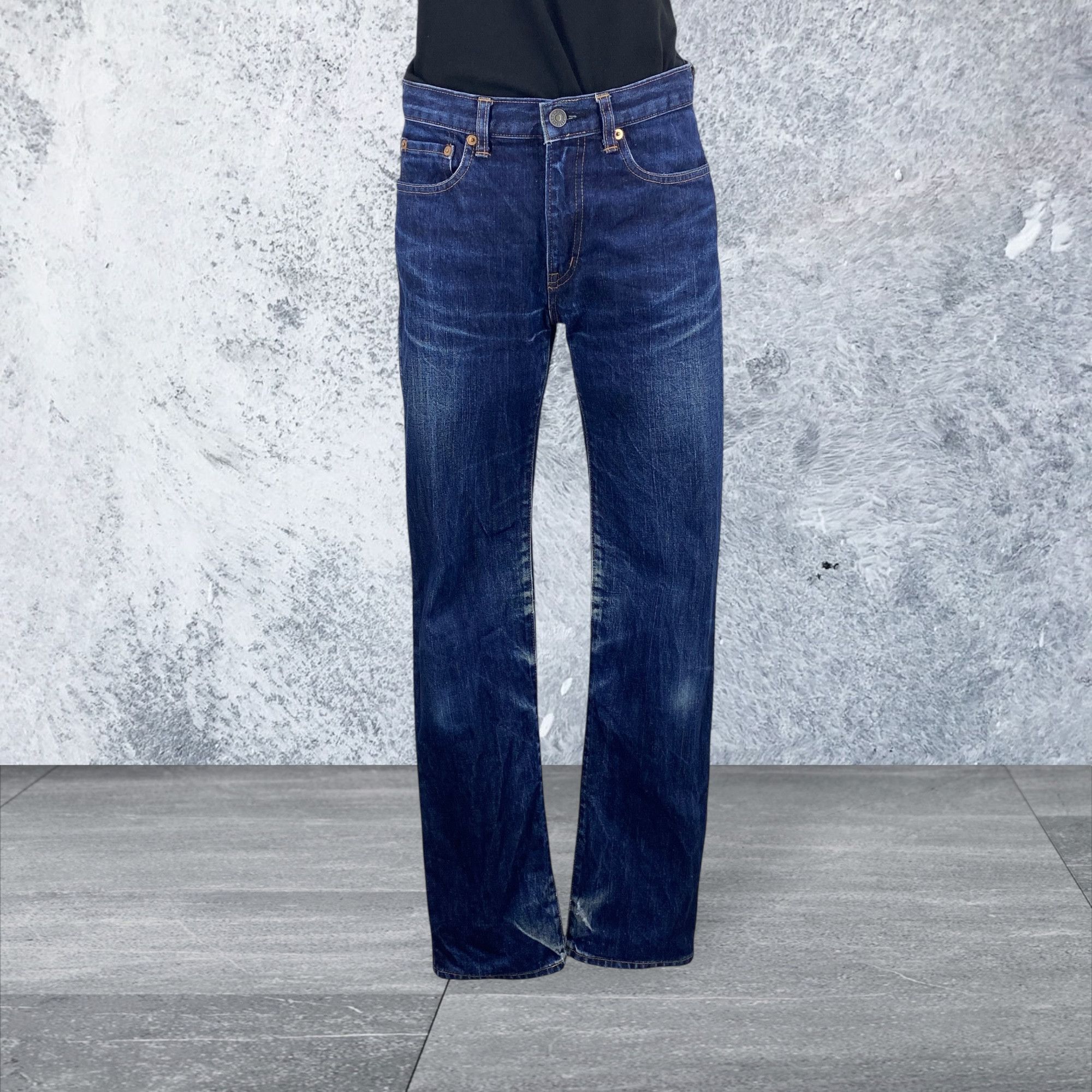 Japanese Brand HRM Tapered Leg Jeans Size US 28 / EU 44 - 2 Thumbnail
