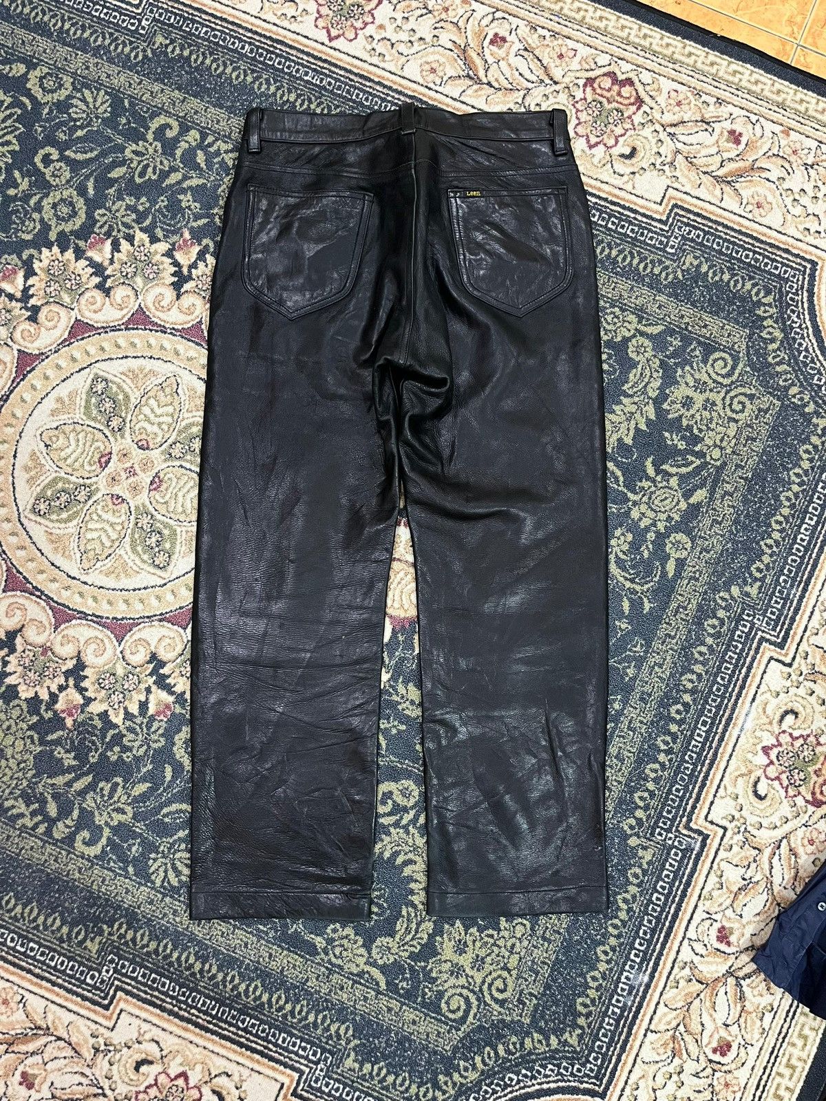 Lee Lee Riders Leather Wax Pants Size US 32 / EU 48 - 6 Thumbnail