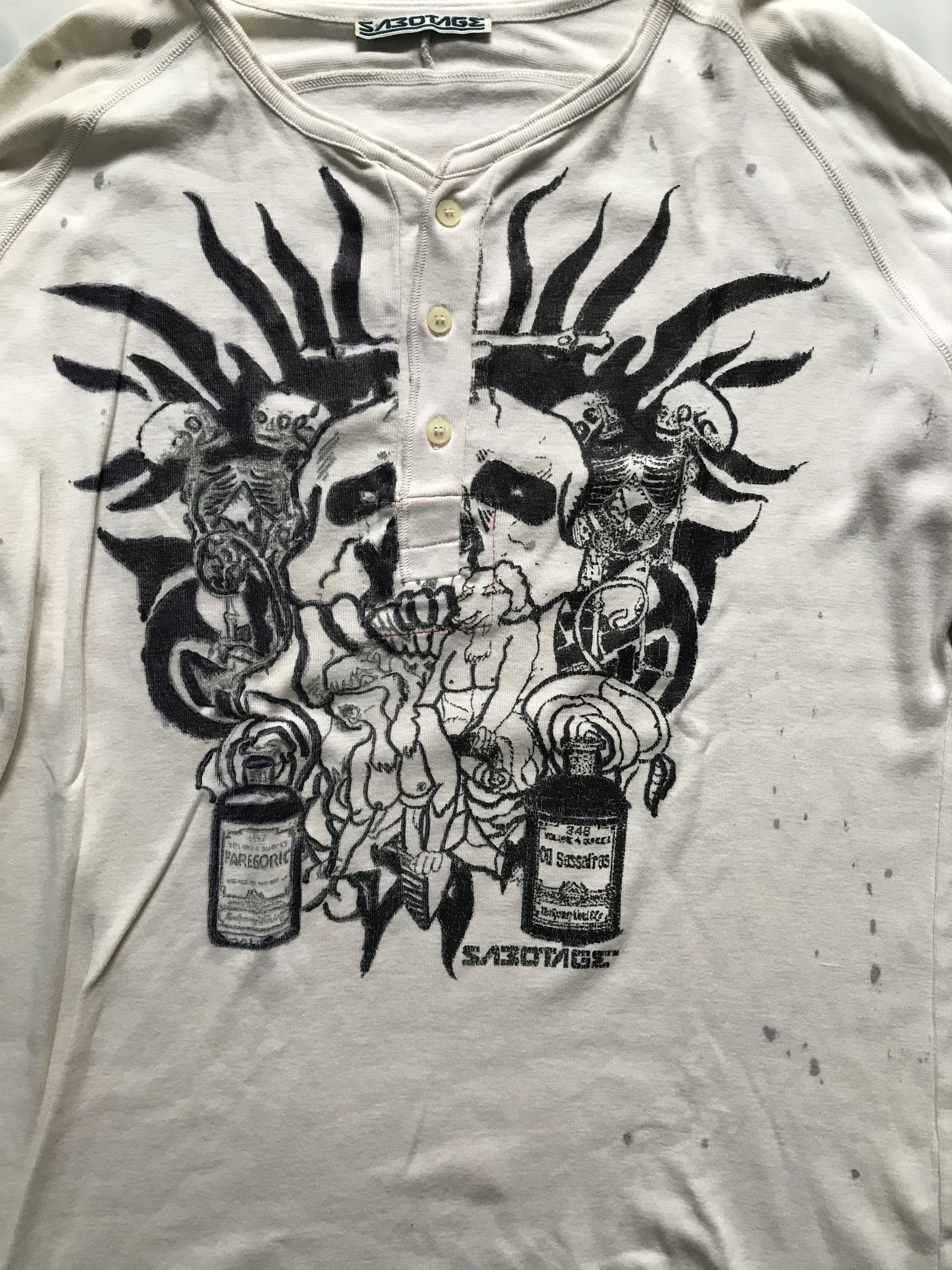 Japanese Brand × Le Grande Bleu (L.G.B.) × Vintage Sabotage Long Sleeve Vintage Size US M / EU 48-50 / 2 - 3 Thumbnail