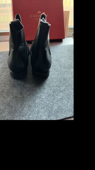 Carmina *NIB* Carmina Black Chelsea Boots Rain Last | Grailed