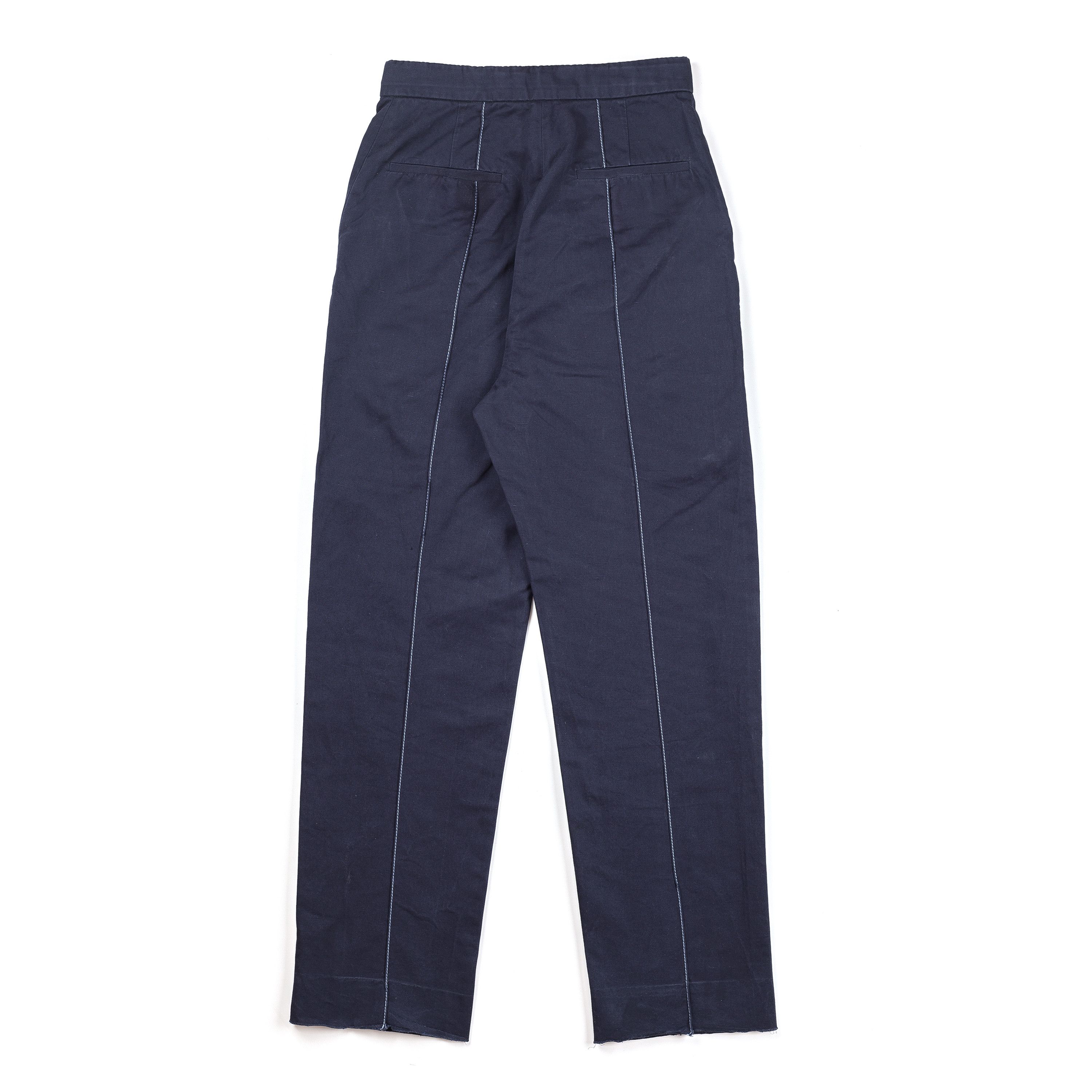 Marni Marni High Waisted Navy Blue Pants Size 27" / US 4 / IT 40 - 2 Thumbnail