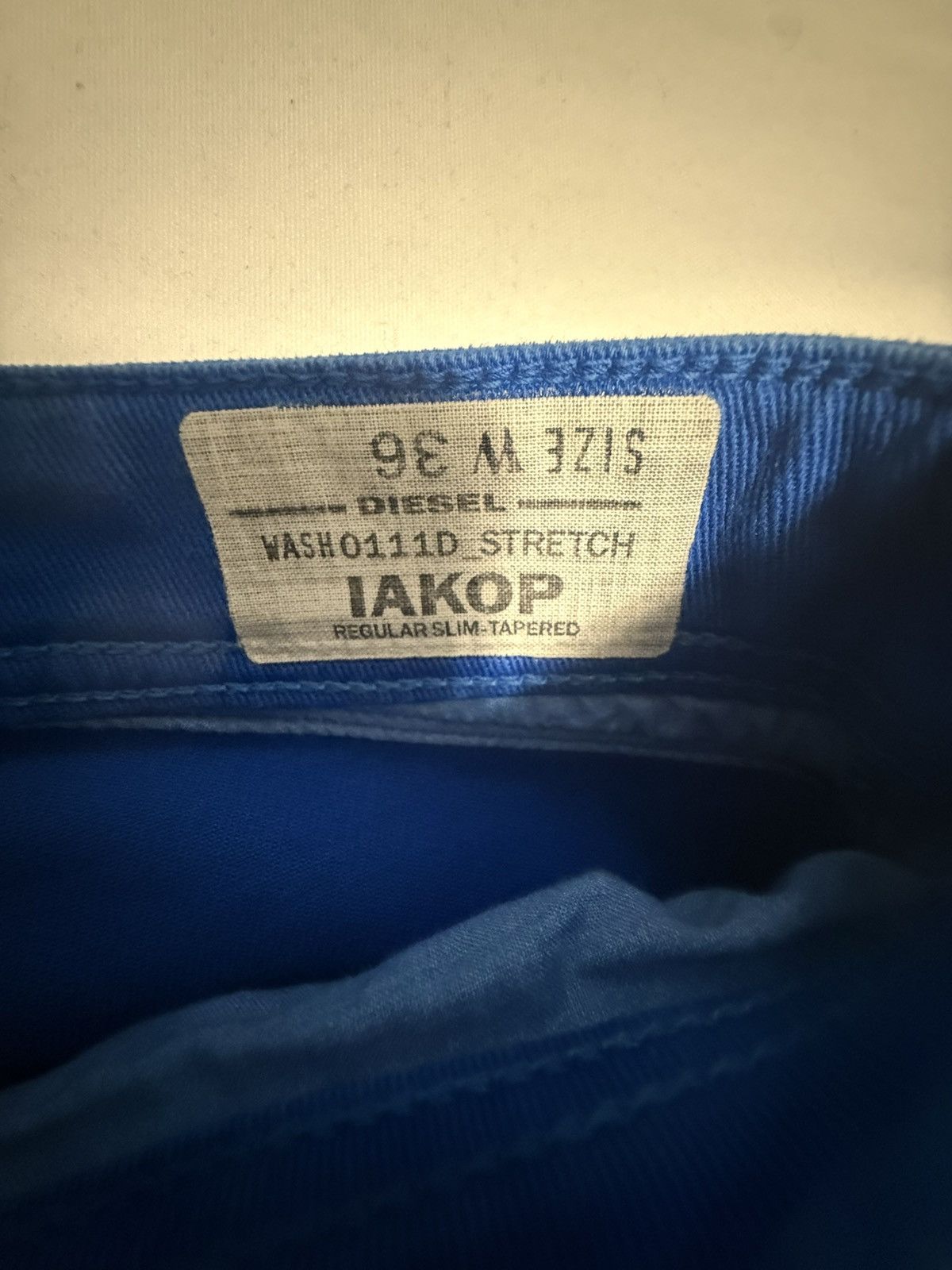 Diesel Rare Blue Diesel Denim Jeans Size US 36 / EU 52 - 5 Thumbnail