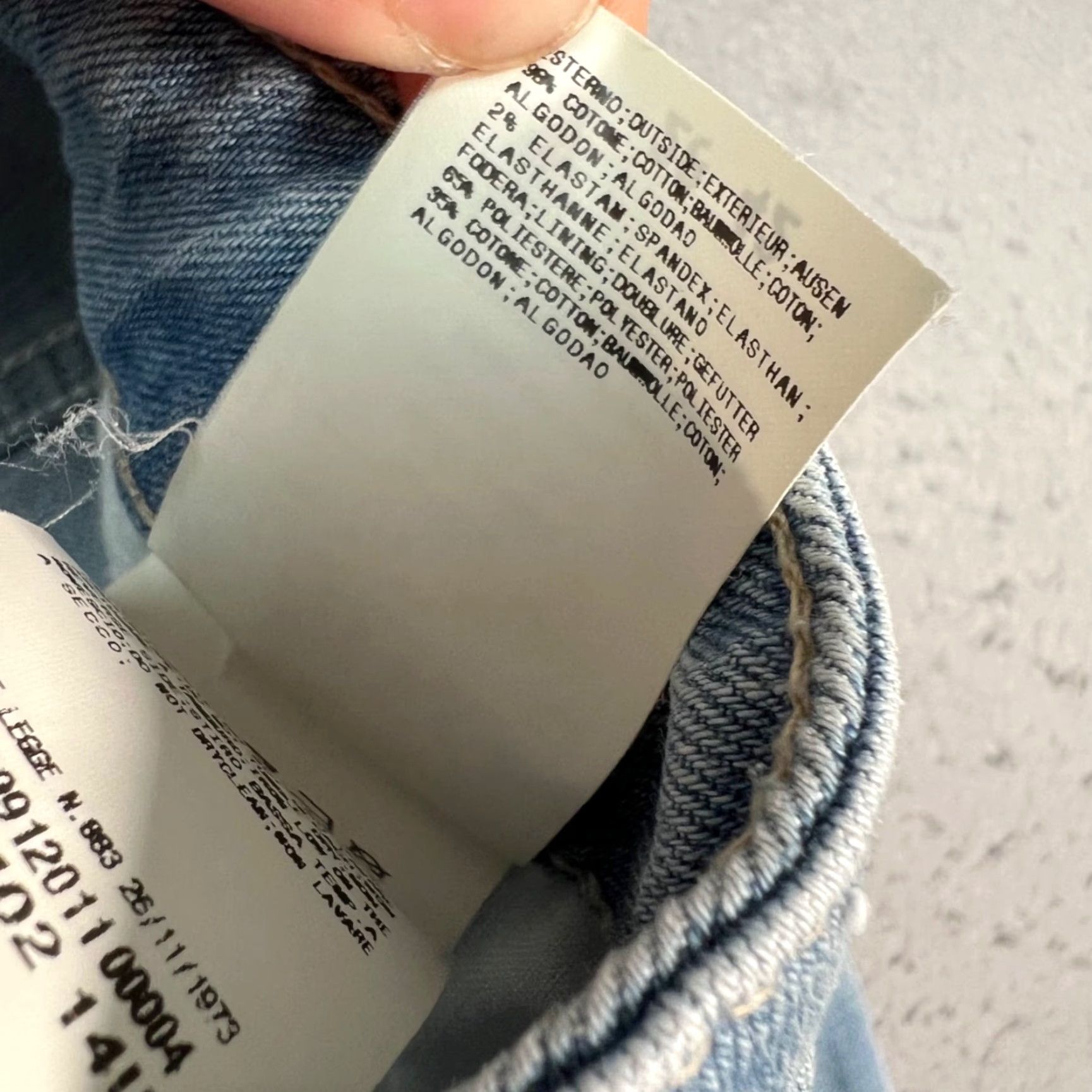 Fiorucci Fiorucci Jeans Skinny Blue Light Wash Stretch 28 Womens Slim 5-Pocket Denim Cotton Elastane Pocket Logo Adult Womens Visual NZ Size 28" / US 6 / IT 42 - 5 Thumbnail