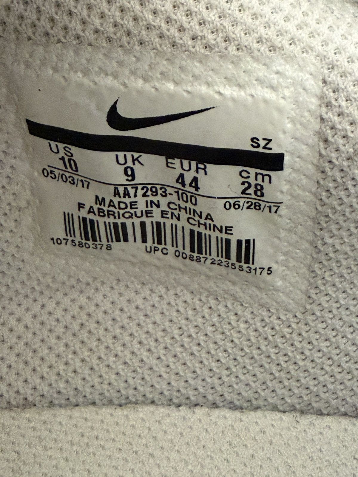 Nike × Off-White Nike Air Max 90 x Off-White the Ten 2017 Size 10 Size US 10 / EU 43 - 10 Thumbnail