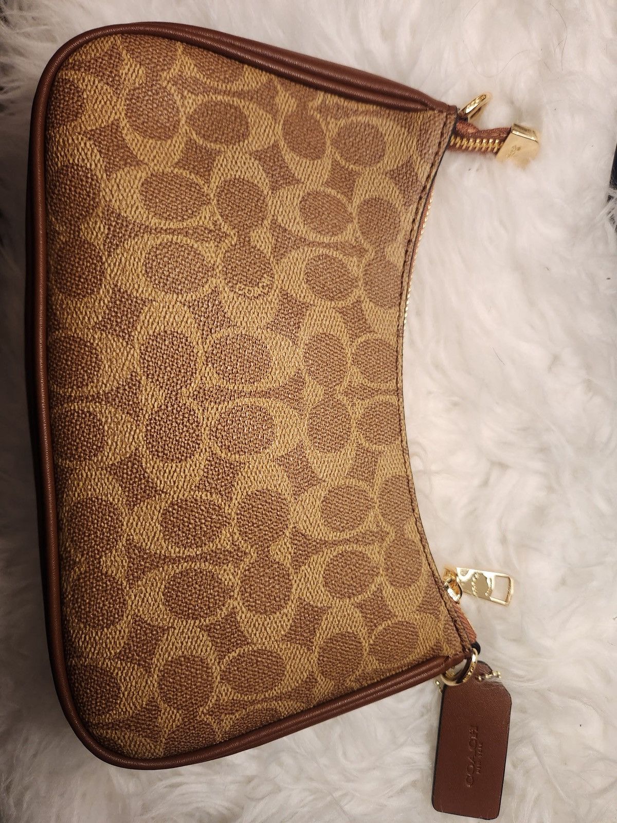 Coach Coach Brown Signature Canvas Shoulder Bag Size ONE SIZE - 2 Thumbnail