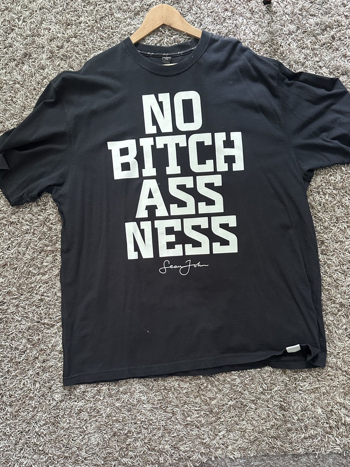 Sean John Sean John “No Bitch Ass-Ness” t-shirt Size US XXL / EU 58 / 5 - 1 Thumbnail