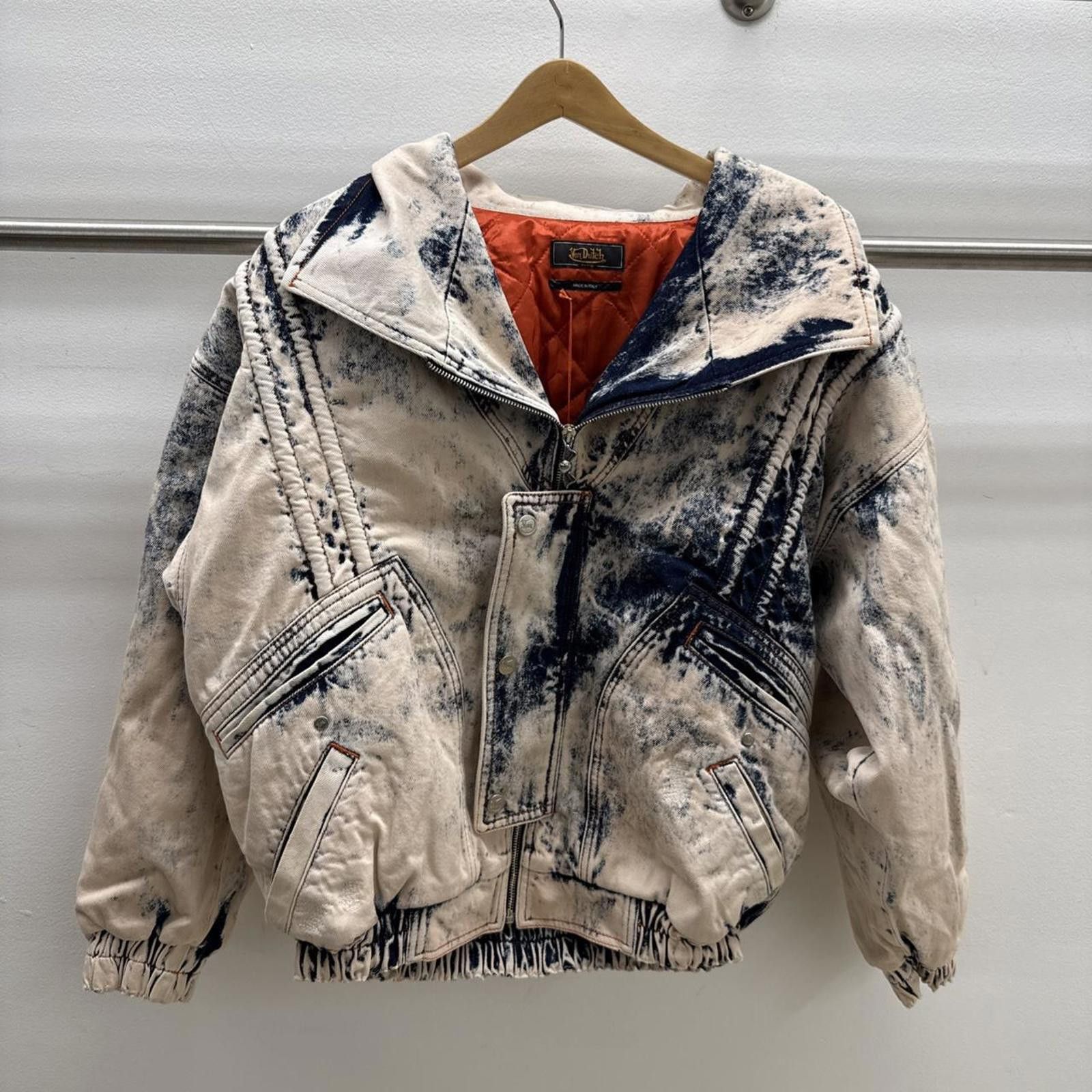Von Dutch Von Dutch Paris New Acid Wash Bomber Jacket Size Medium Size US M / EU 48-50 / 2 - 1 Thumbnail