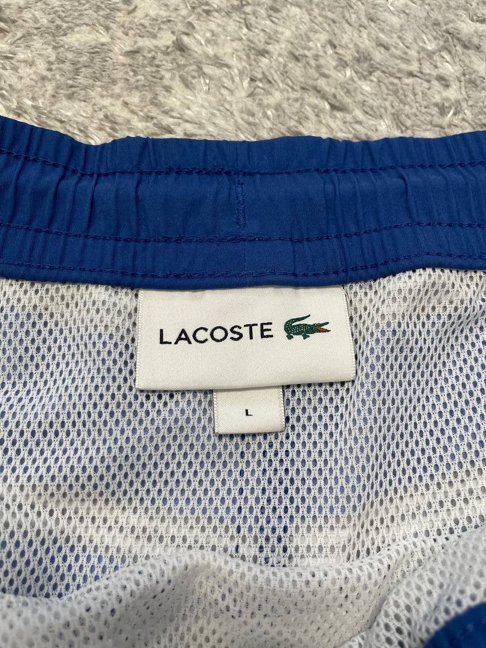 Lacoste Lacoste Men's Swimming Trunks, Size L, Blue, Beach Size US 34 / EU 50 - 9 Thumbnail