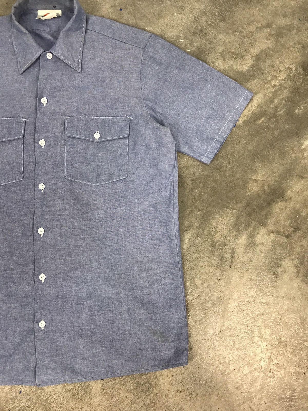Dickies Vintage Dickies Workshirt Button Up Shirt Size US M / EU 48-50 / 2 - 2 Thumbnail