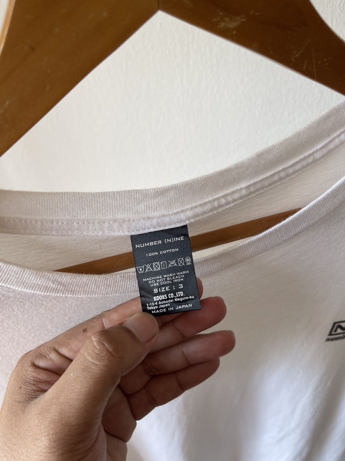 Number (N)ine × Takahiromiyashita The Soloist. Number Nine Small Logo Long Sleeve Size US M / EU 48-50 / 2 - 6 Thumbnail