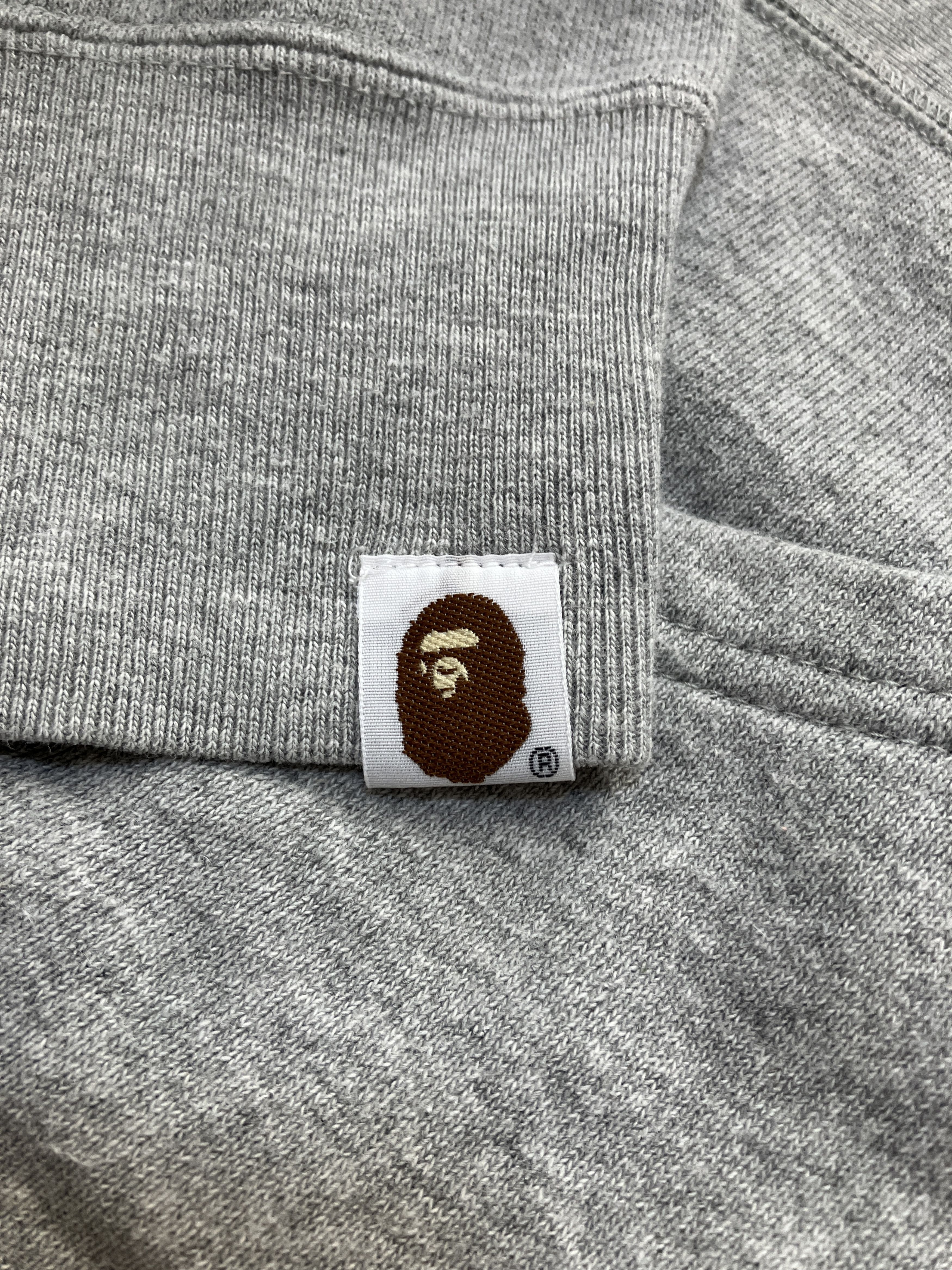 Bape OG Bape Gray Swarovski Spell Out Pullover Hoodie Size US L / EU 52-54 / 3 - 11 Thumbnail