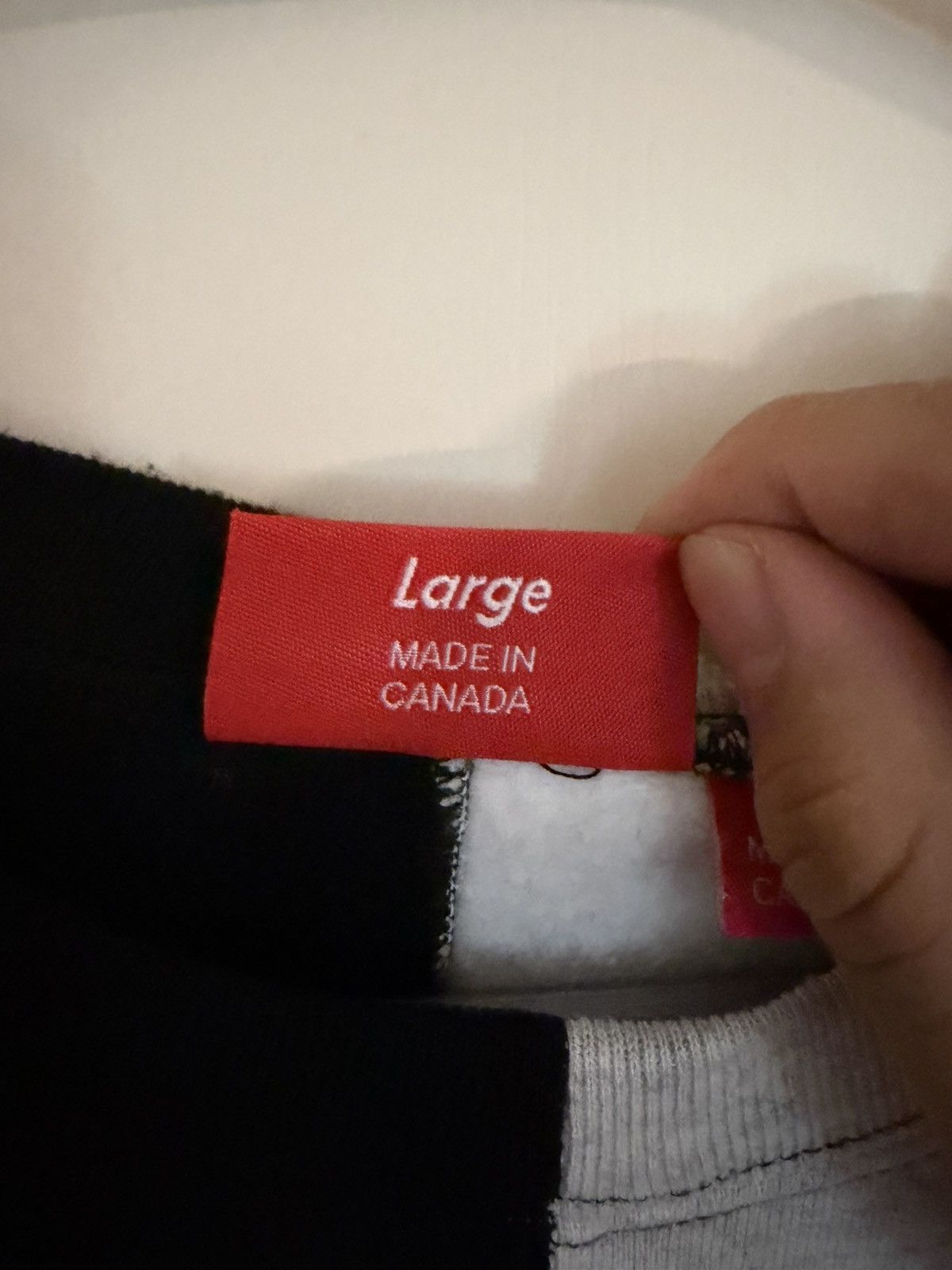 Supreme Supreme Split Two Tone Crewneck Size US L / EU 52-54 / 3 - 5 Thumbnail