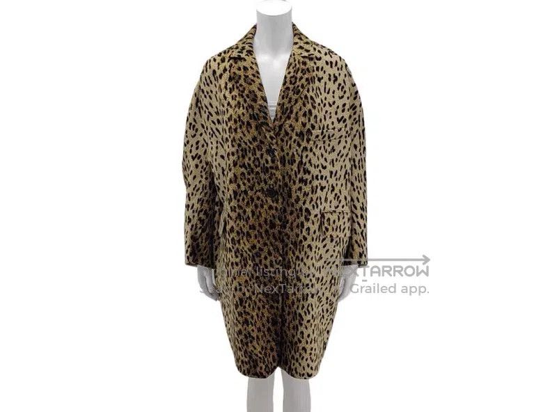 Valentino Valentino Leopard print wool coat Size XXS / US 00 / IT 34 - 1 Thumbnail