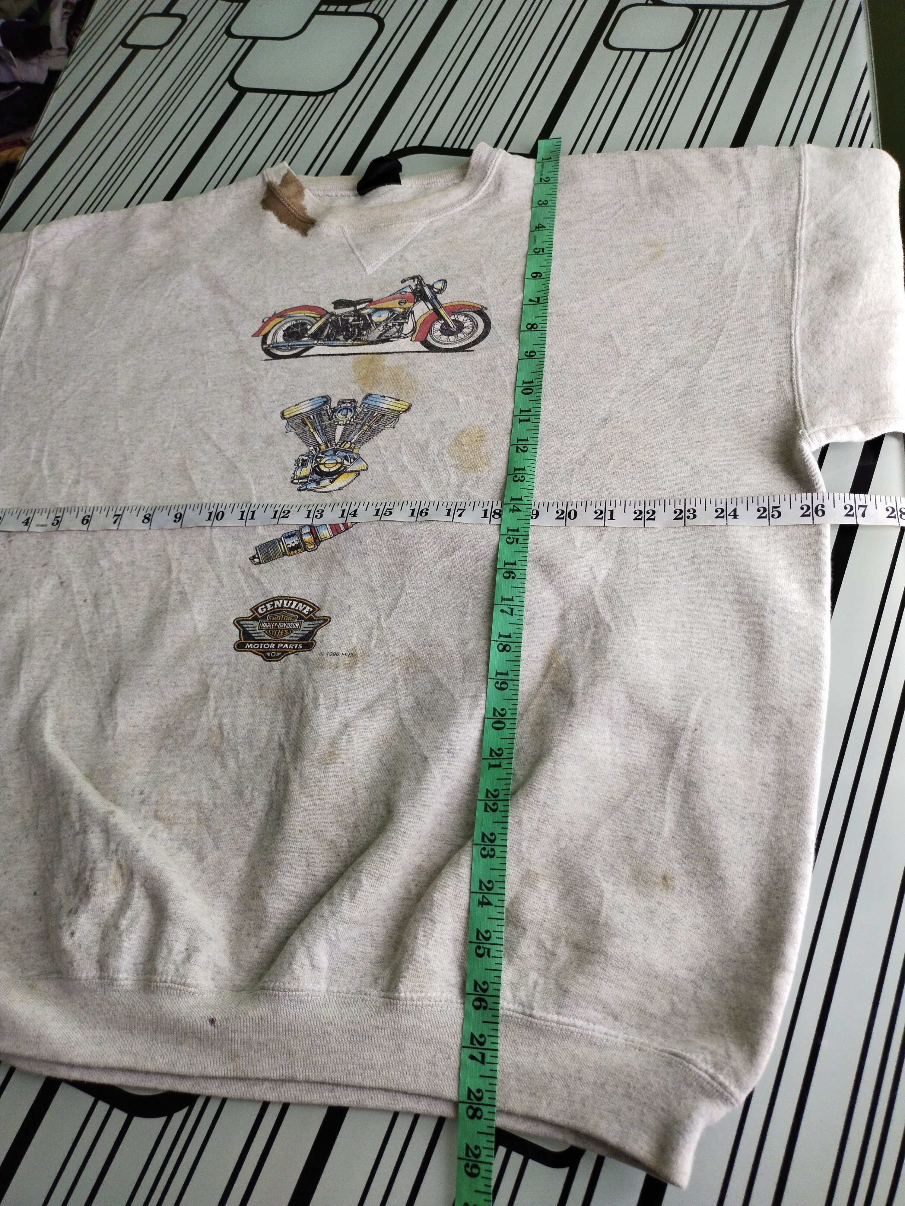 Harley Davidson × Vintage Vintage 1996 Harley Davidson HD Sweatshirt Size US XL / EU 56 / 4 - 13 Thumbnail