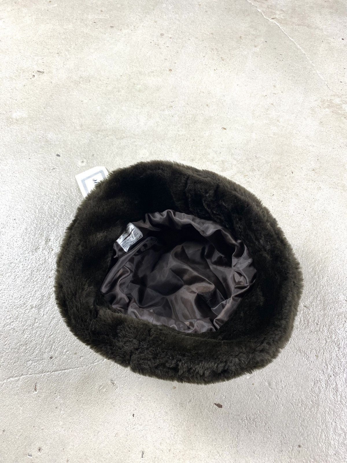 Japanese Brand Vintage Brown Mohair Fur Hat Fuzzy Panama Hype Ushanka Size ONE SIZE - 7 Thumbnail