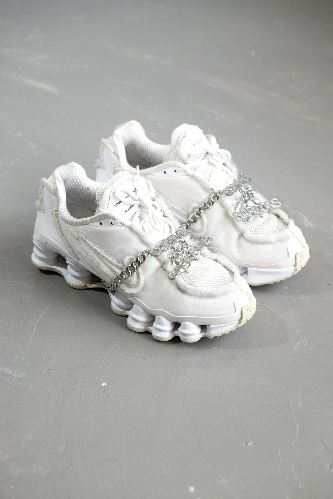 Cdg shox white online