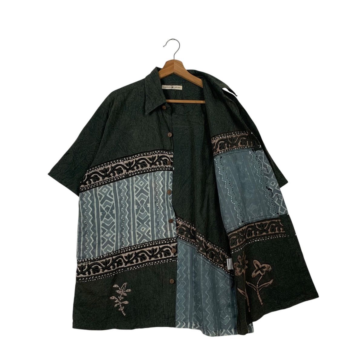 Japanese Brand JALAN JALAN Casual Formal Button Shirts #2087-C91 Size US XL / EU 56 / 4 - 10 Thumbnail