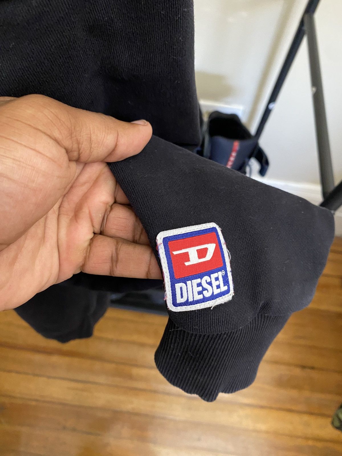 Diesel Diesel Black S-Division-D Sweatshirt Size US M / EU 48-50 / 2 - 2 Thumbnail