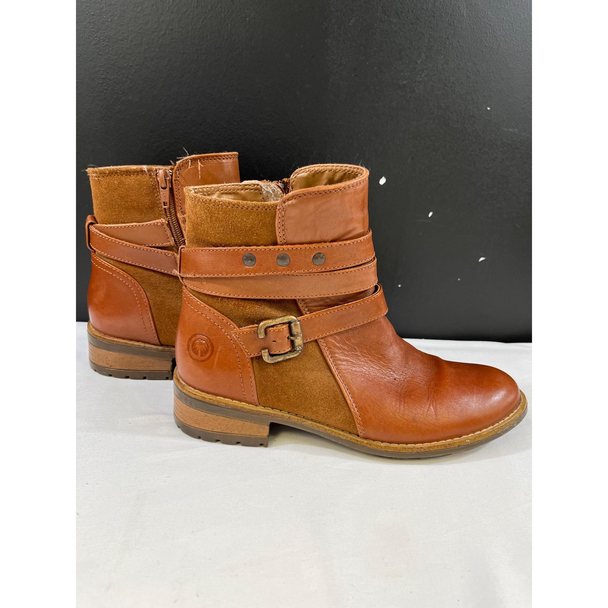 Other Verdetabaco Womens Brown Ankle Boot Shoes Size 6.5 SKU 6804 Size US 6.5 / IT 36.5 - 1 Thumbnail