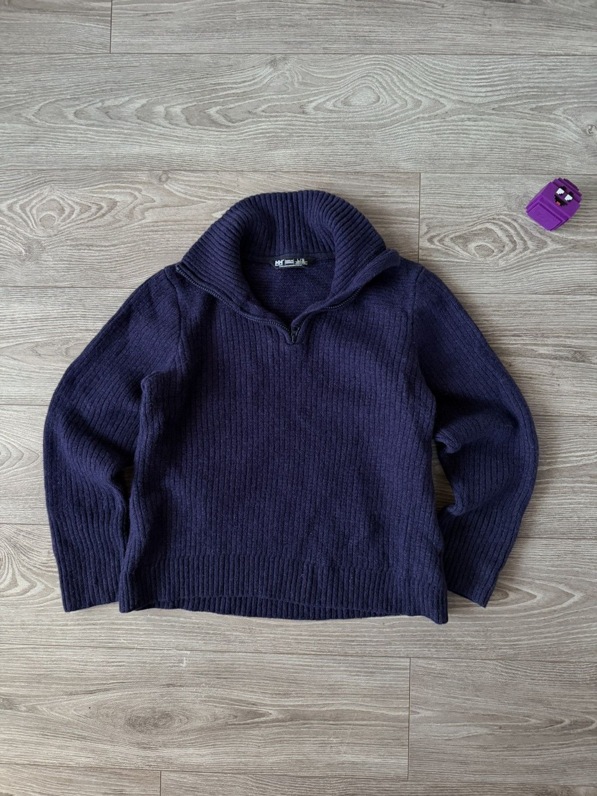 Helly Hansen Helly Hansen 100% Wool Lambs Regular Sweater Size L / US 10 / IT 46 - 1 Thumbnail