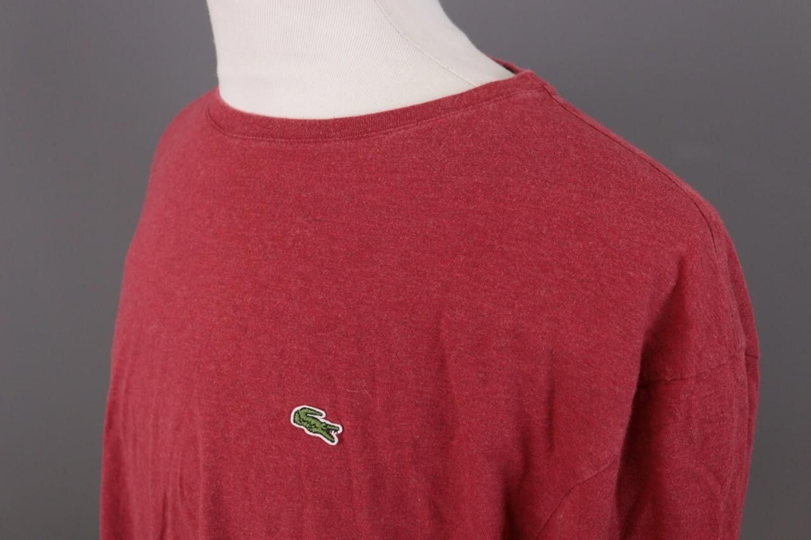 Lacoste Lacoste Red Crew Neck Short Sleeve T-Shirt Size 8 / 3XL Size US XXL / EU 58 / 5 - 11 Thumbnail
