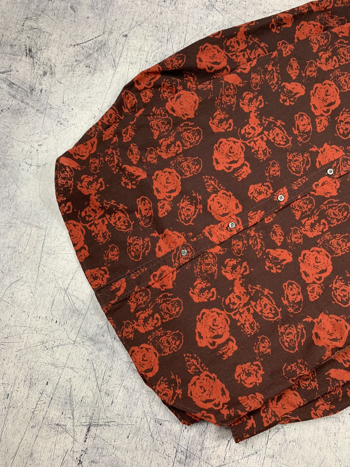 Diesel Vintage Y2K Diesel Industry Roses Shirt Avant Garde Size US M / EU 48-50 / 2 - 3 Thumbnail