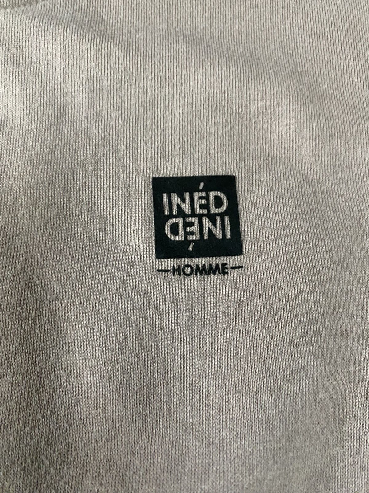 Designer × Japanese Brand Ined Homme by Issey Miyake Crewneck Back Hit Back Print Size US L / EU 52-54 / 3 - 2 Thumbnail