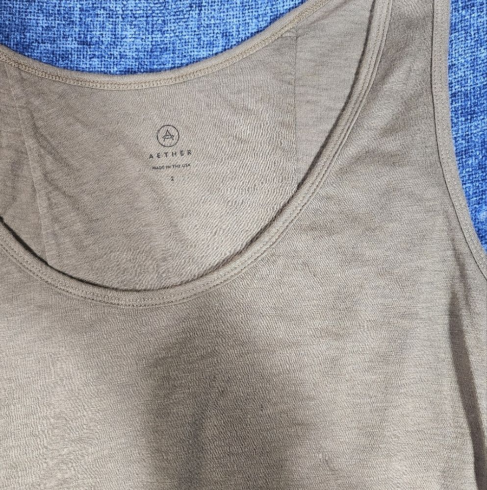 Aether Apparel Aether Olive Green Tank 2 Medium Size M / US 6-8 / IT 42-44 - 3 Thumbnail