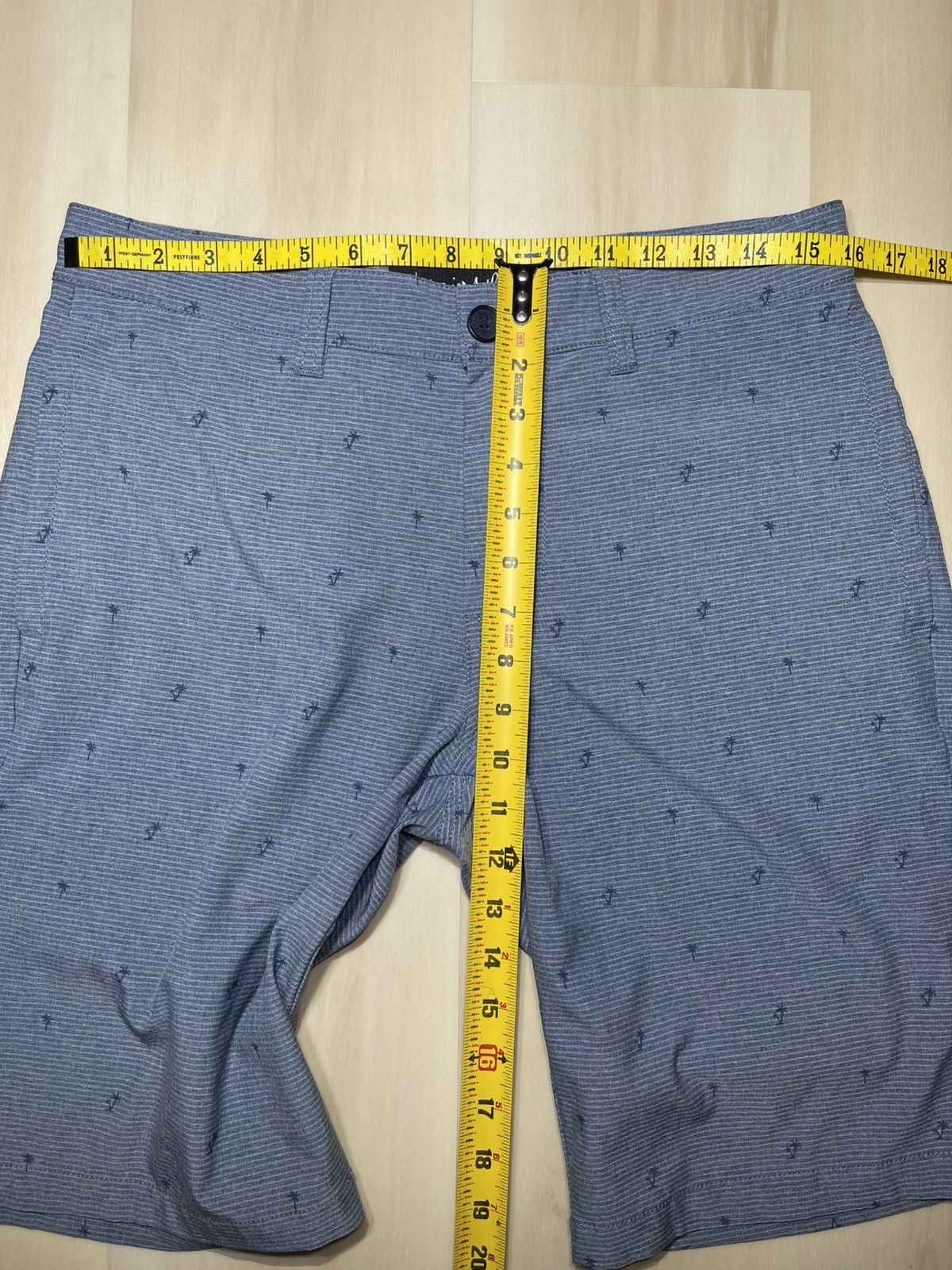 TravisMathew TRAVIS MATHEW Palm Tree Golf Shorts Performance Blue Sz 32 Size US 32 / EU 48 - 6 Thumbnail