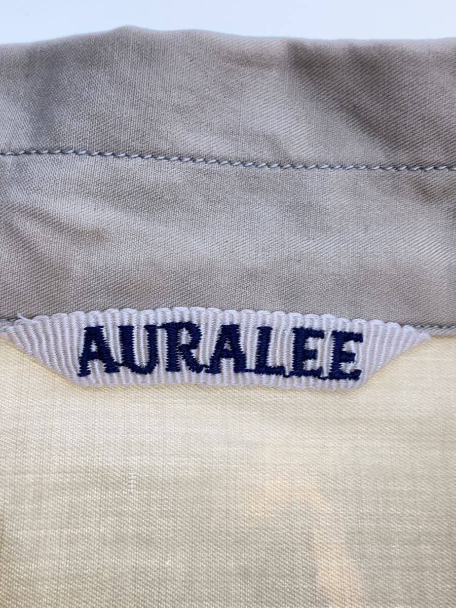 Auralee Beige Cotton Long-sleeved Shirt Size US XL / EU 56 / 4 - 5 Thumbnail