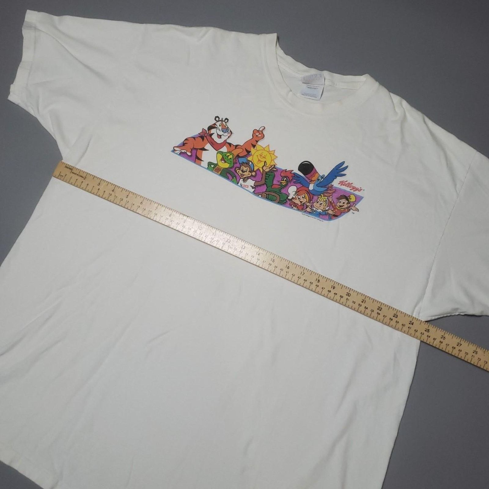 Vintage Rare 90s Kelloggs Mascot cereal tee Mens 2XL Size US XXL / EU 58 / 5 - 6 Thumbnail