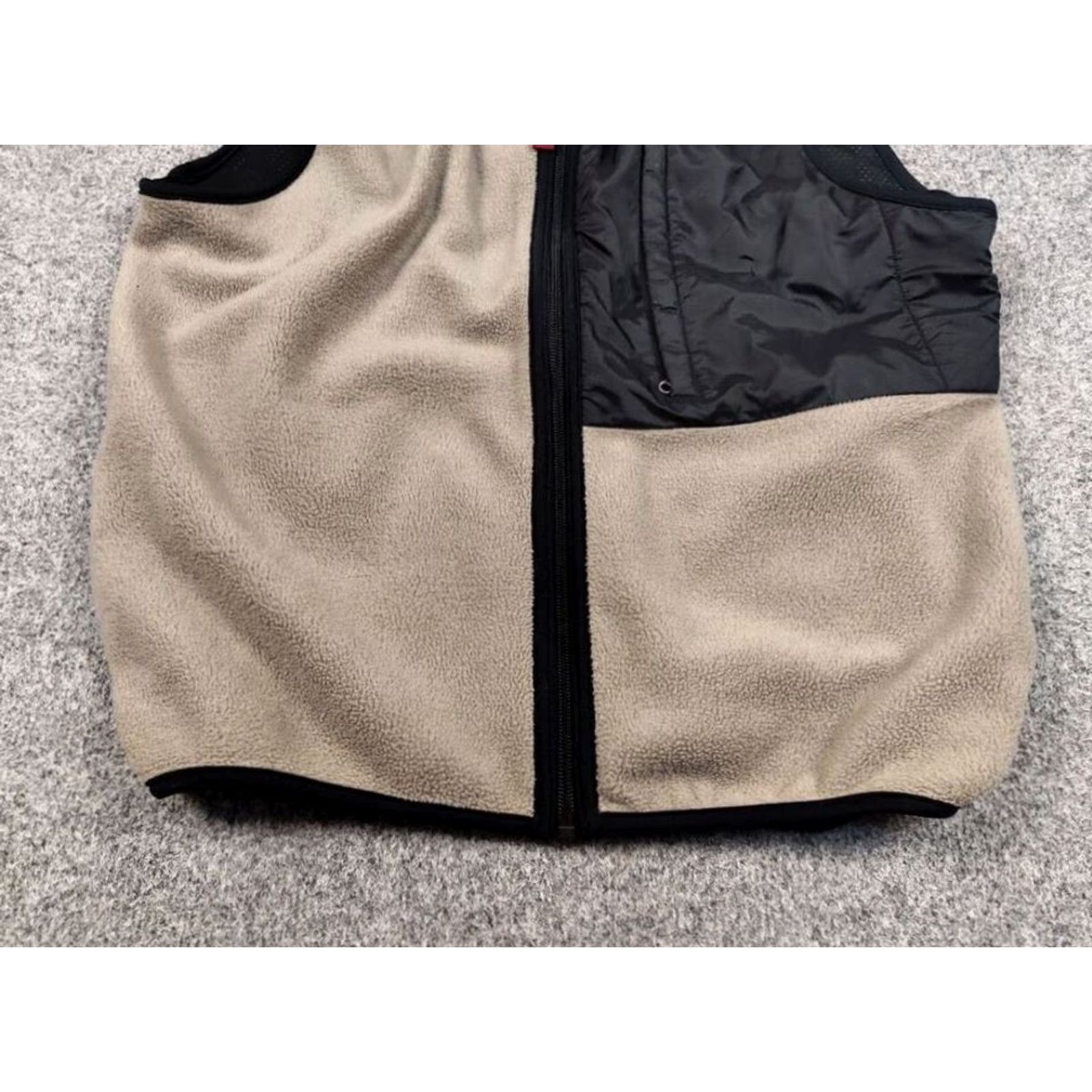 Ralph Lauren VINTAGE Ralph Lauren Polo Co Vest Casual Men S Beige Fleece Zip Removable Hood 90s Pattern Solid Size US S / EU 44-46 / 1 - 7 Thumbnail