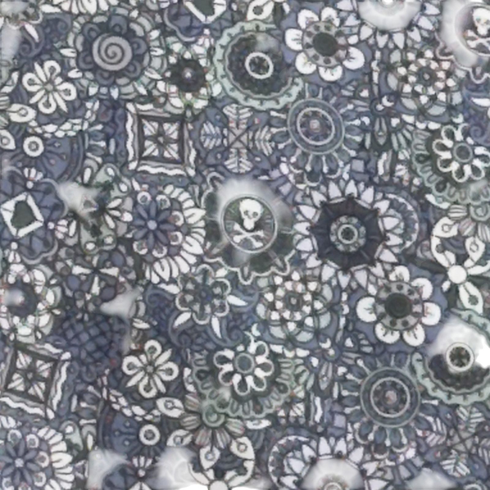 Other Blake Mill Blue Floral SKULLS Cotton Button Down Shirt NWT Size US XXL / EU 58 / 5 - 3 Thumbnail
