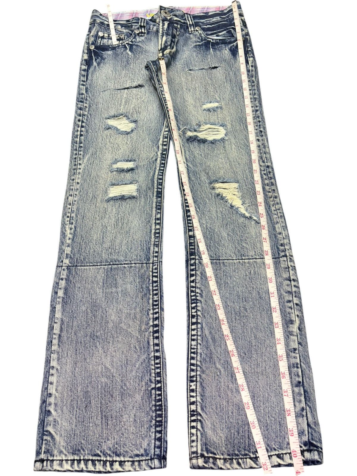 Ksubi Vintage Japanese Brand Bleached Wash Distressed Jeans Size 30" / US 8 / IT 44 - 7 Thumbnail