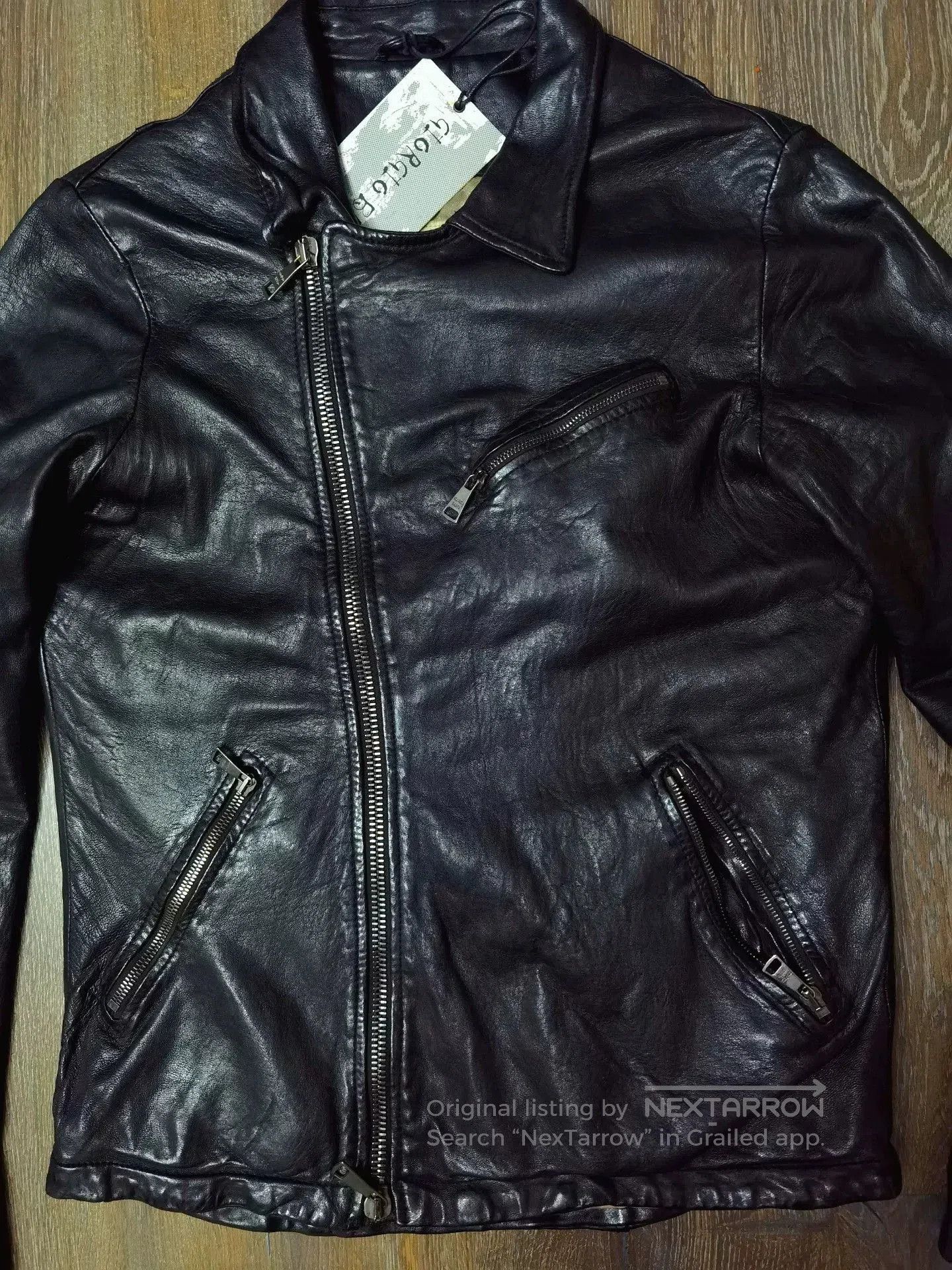 Visvim Giorgio Brato Men's Motorcycle Leather Jacket. Size US S / EU 44-46 / 1 - 5 Thumbnail