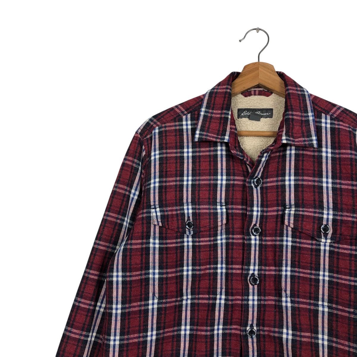 Japanese Brand 📌Vintage Shirt Jacket Worker Eddie Bauer Sherpa Blanket Size US S / EU 44-46 / 1 - 8 Thumbnail
