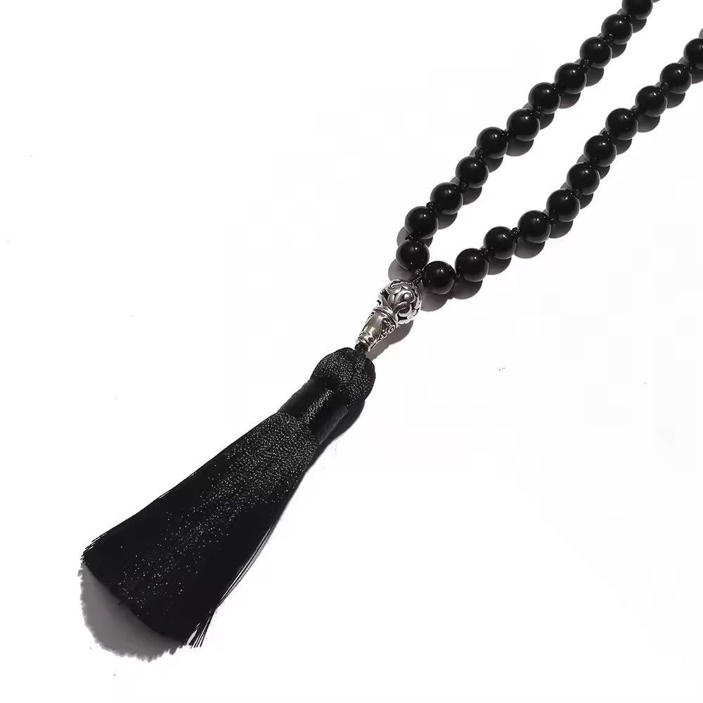 Other 8mm Black Onyx Prayer Beads Size ONE SIZE - 3 Thumbnail