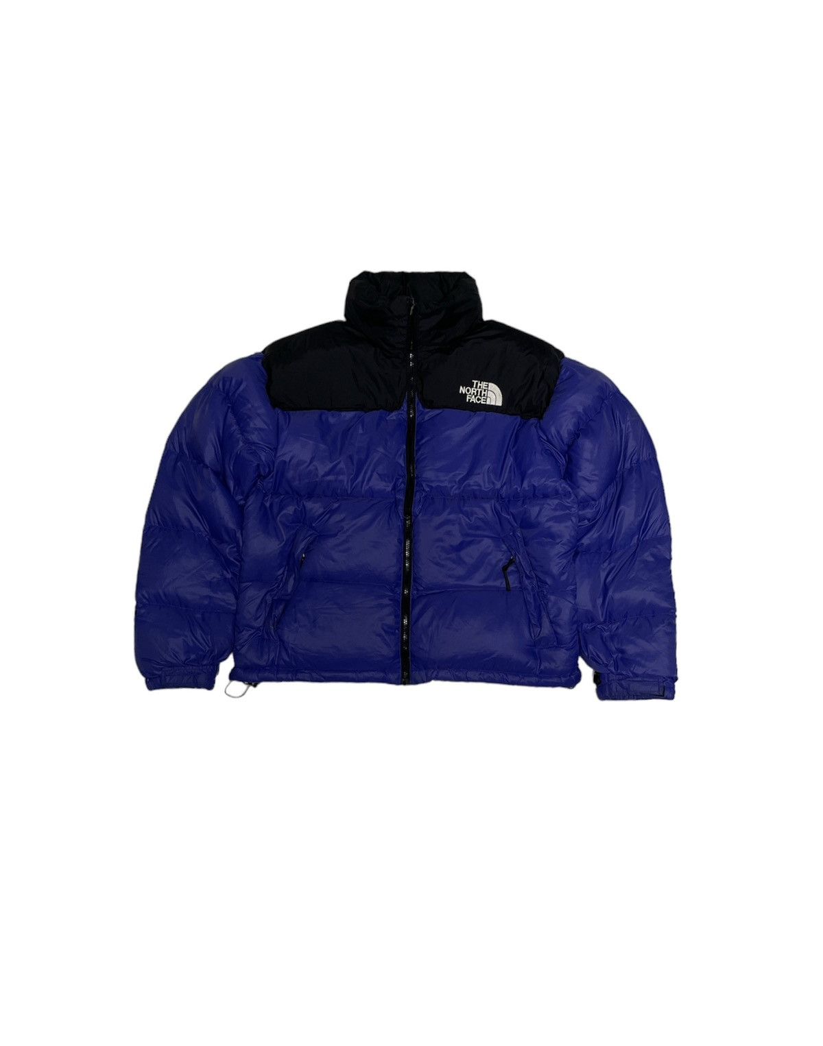 image of The North Face Puffer Jacket in Black/Purple, Men's (Size Small)