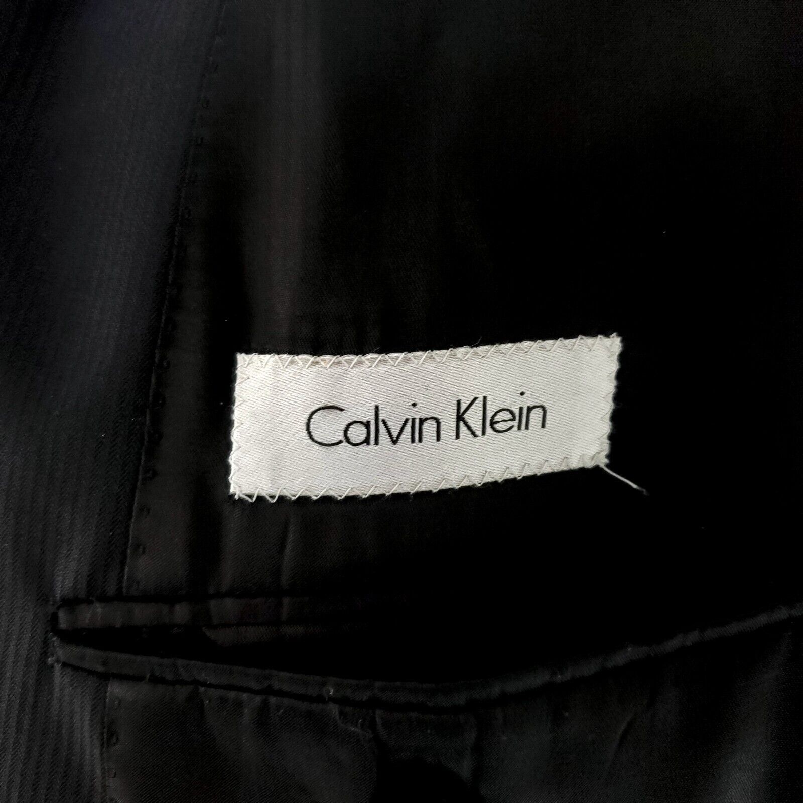 Calvin Klein Calvin Klein Wool 2 Button Blazer 42R Or Slim Fit 44R Gray H Size 42R - 7 Thumbnail