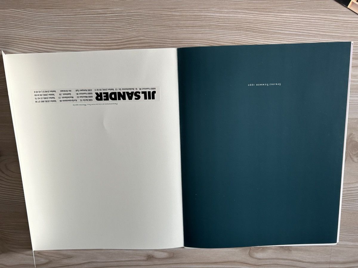 Jil Sander Jil Sander SS1990 Lookbook Catalogue Size ONE SIZE - 5 Thumbnail