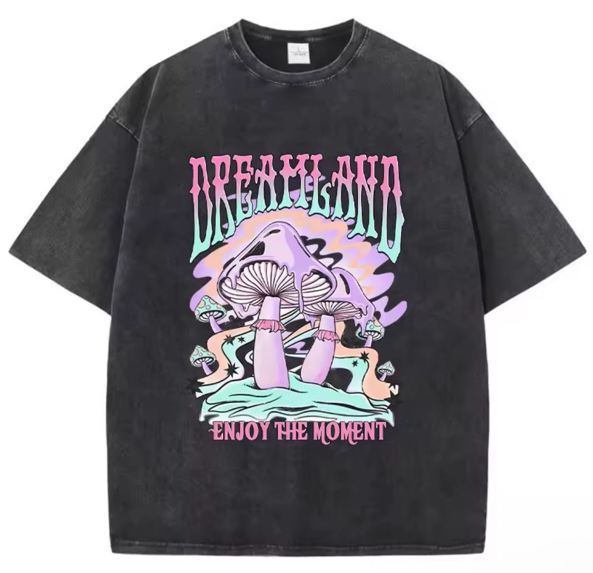 Japanese Brand Y2K Vintage 90s Punk Mushroom Washed Short Sleeve T-Shirt Size US XS / EU 42 / 0 - 1 Thumbnail