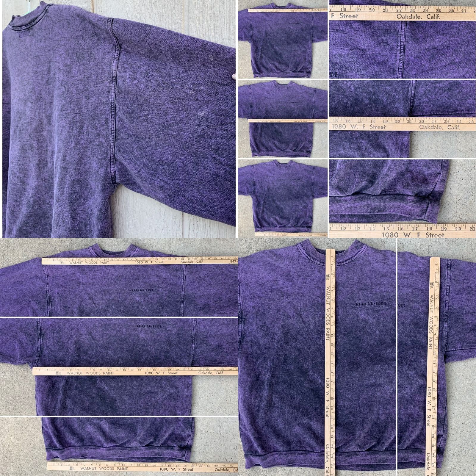 Anchor Blue VINTAGE Anchor Blue Sweatshirt Pullover 90s XL Purple Embroidered Men Long Sleeve Crew Neck Size US XL / EU 56 / 4 - 8 Thumbnail