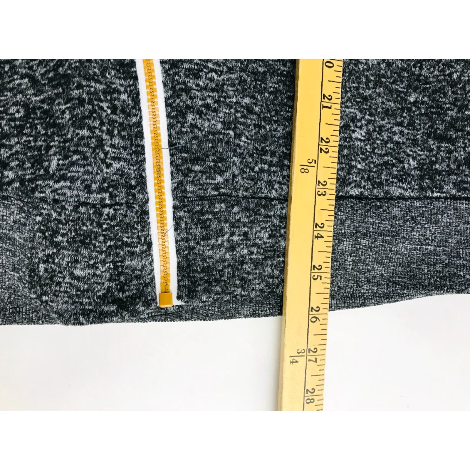 Vintage SIIMHWRSS Sweater Women's Medium Full Zip Lined Black Gray Mock Neck Long Sleeve Regular Fit For Fall Spring Winter Size M / US 6-8 / IT 42-44 - 5 Thumbnail