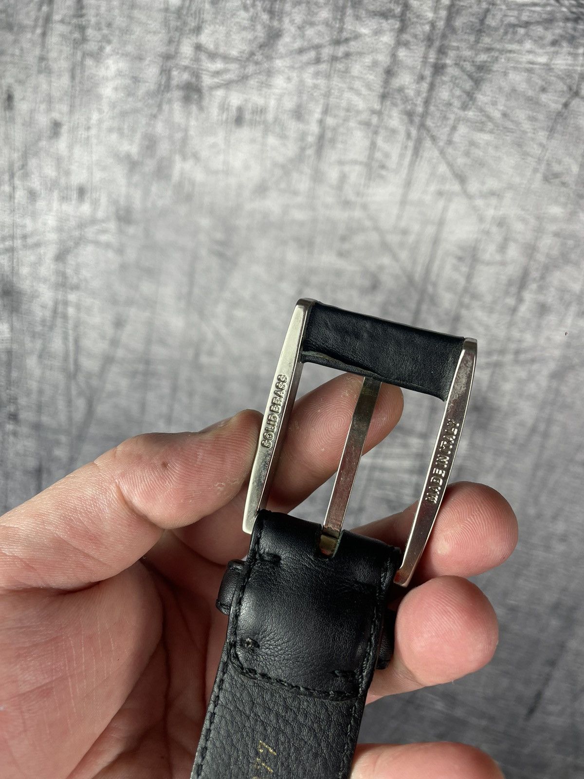 Brioni Brioni Black Leather Belt Size ONE SIZE - 13 Thumbnail