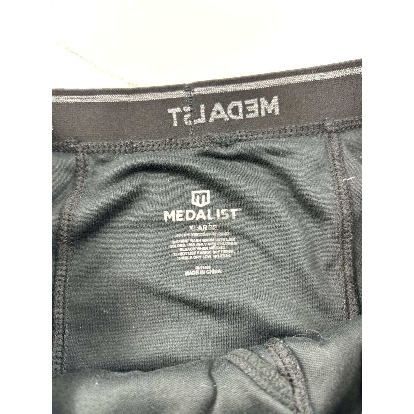 Vintage Medalist Pants Men’s XL Extra Large Black Fleece Base Layer Athletic Size US 36 / EU 52 - 4 Thumbnail