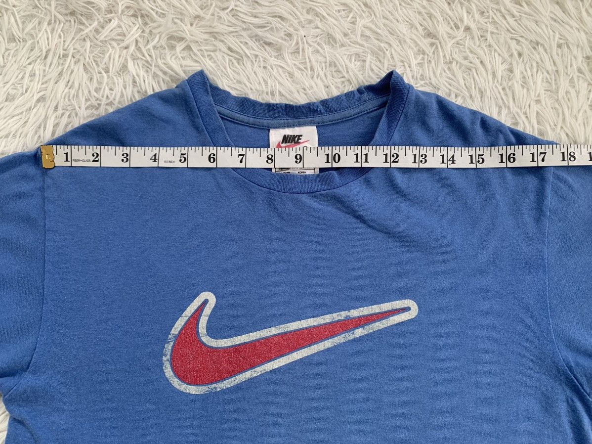Nike × Vintage Vintage Nike Tee Big Logo Swoosh Size US L / EU 52-54 / 3 - 6 Thumbnail