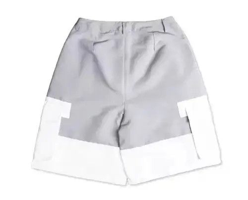 VIBE 20SS Indigo Union Japan White Oversized Patchwork Shorts Size US 31 - 2 Thumbnail