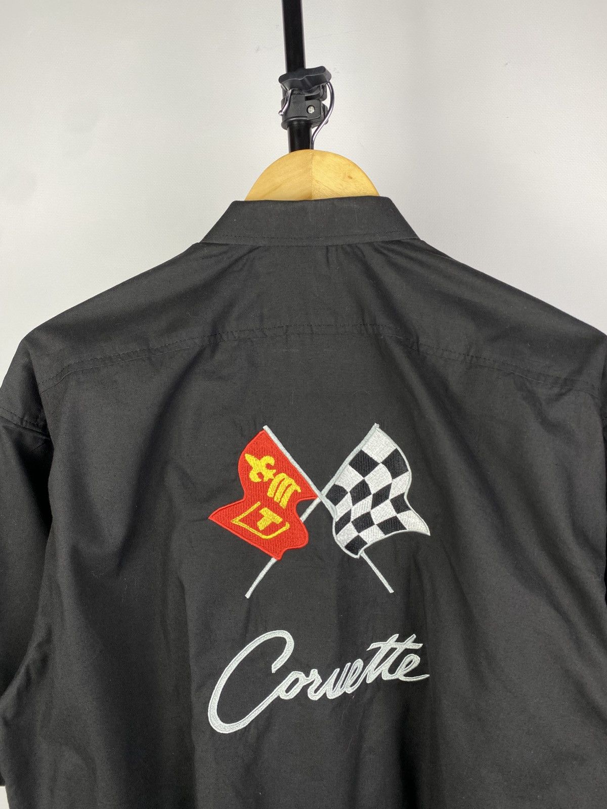 Chevrolet × Vintage VINTAGE 90s CORVETTE RACING LOGO Short Sleeve SHIRT Size US XXL / EU 58 / 5 - 8 Thumbnail