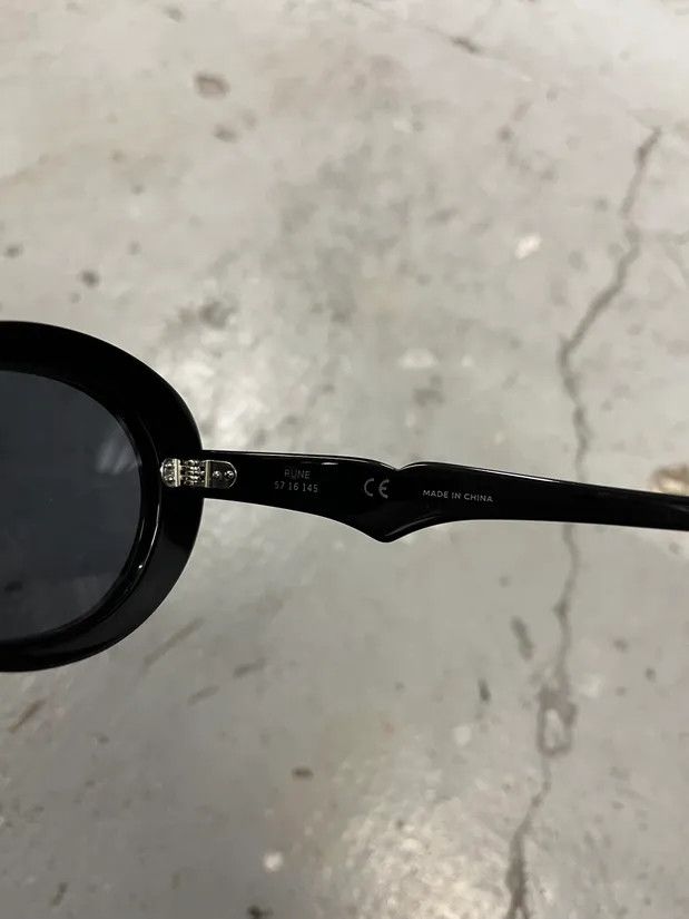 Kiko Kostadinov × Vintage Kiko Kostadikov Phantom Black Sunglasses Size ONE SIZE - 10 Thumbnail