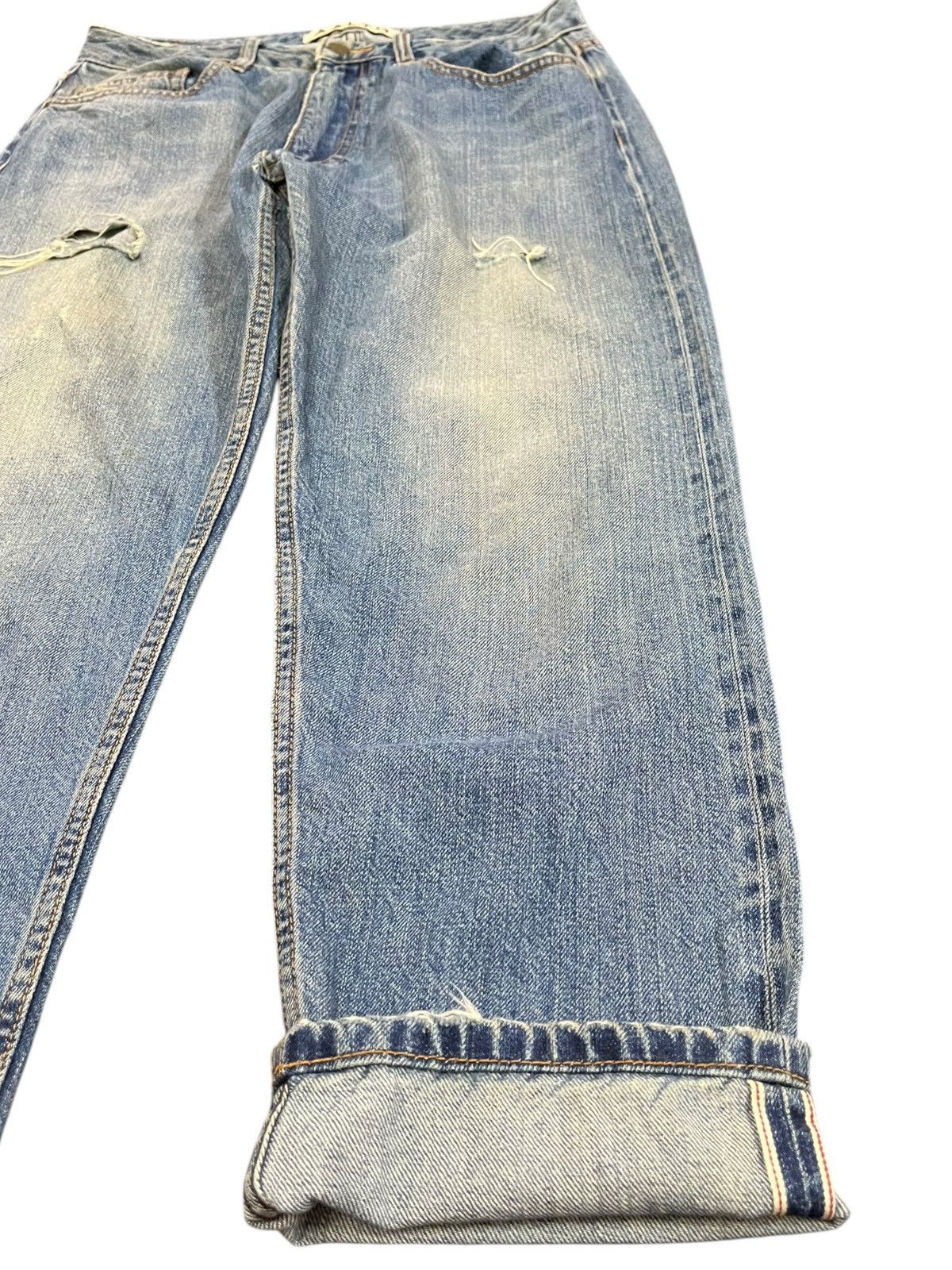 Other Vintage Aalto Selvedge Distressed Denim Size US 31 - 3 Thumbnail